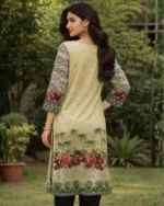 Women's Black Tussal Lawn Digital Pret