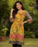 Women's Digital Print Lawn Cotton Tunic