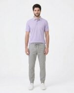 Maxx Men's Light Lavender Polo - 100% Combed Cotton Pique Top