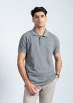 Maxx Men's Charcoal Gray Polo Shirt - 100% Combed Cotton Pique