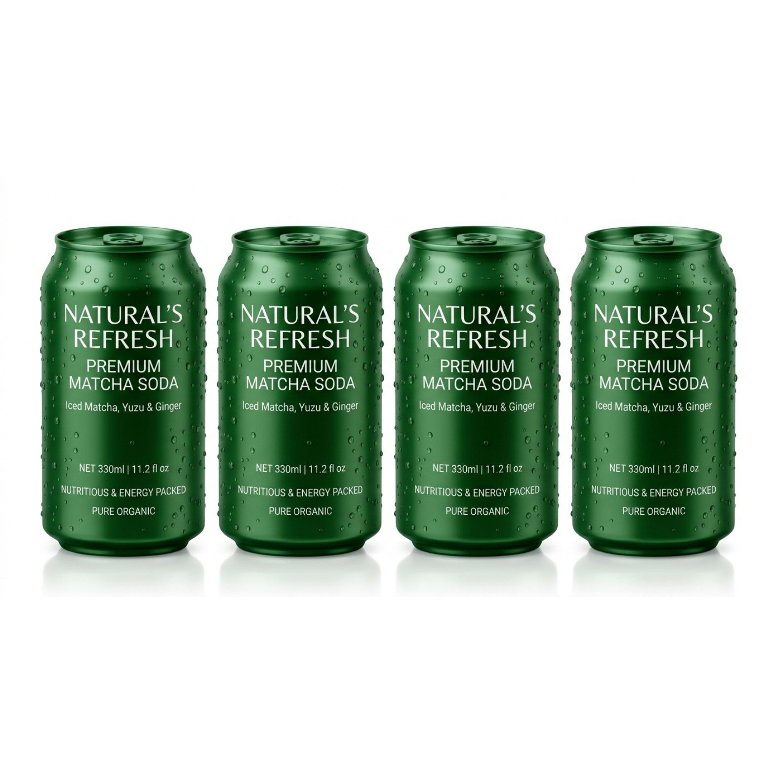 Organic Cold-Brew Matcha Green Tea (Pack of 4)